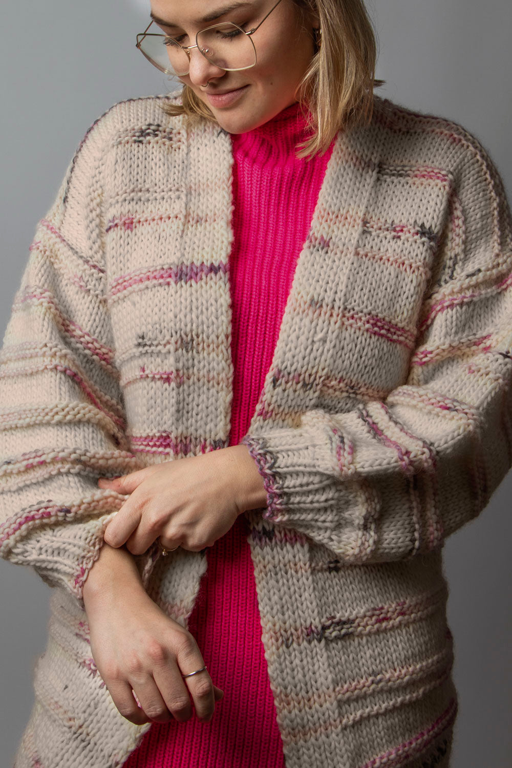 Banana Cardigan Kit We Are Knitters