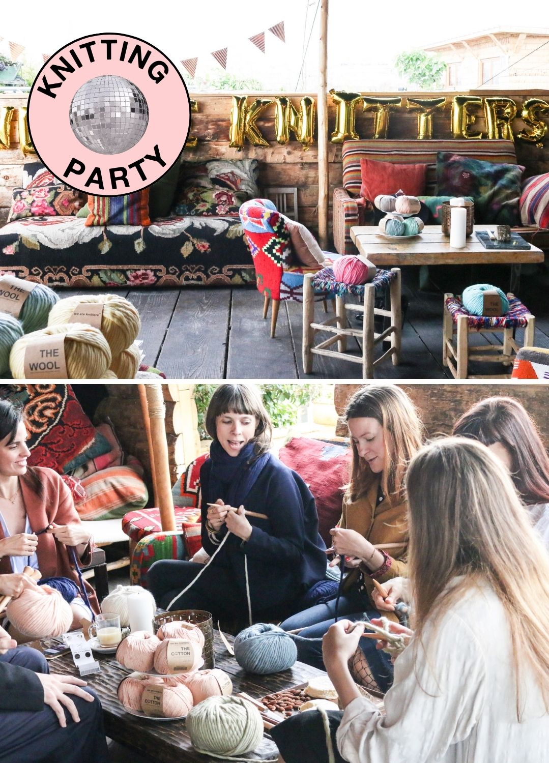 Friendsgiving Knitting Party Kit - Knit Matching Scarves