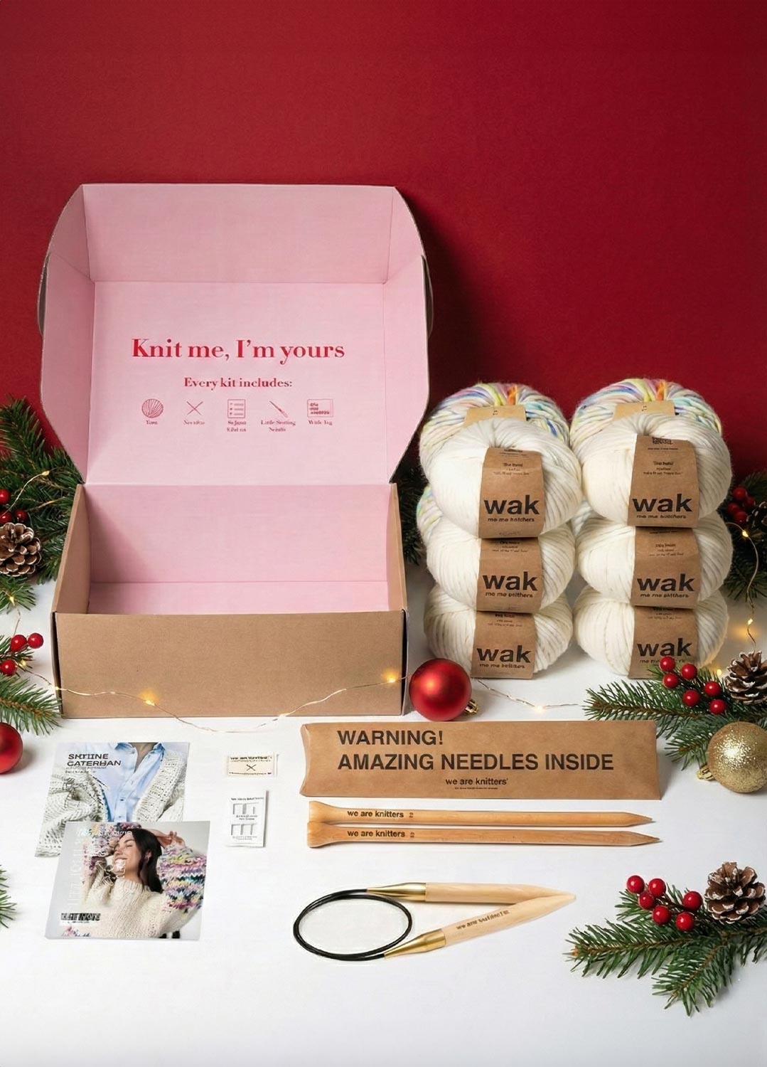 2 Kits Bundle | Simone Cardigan + Rainbow Sweater - Yummy Yarn Version