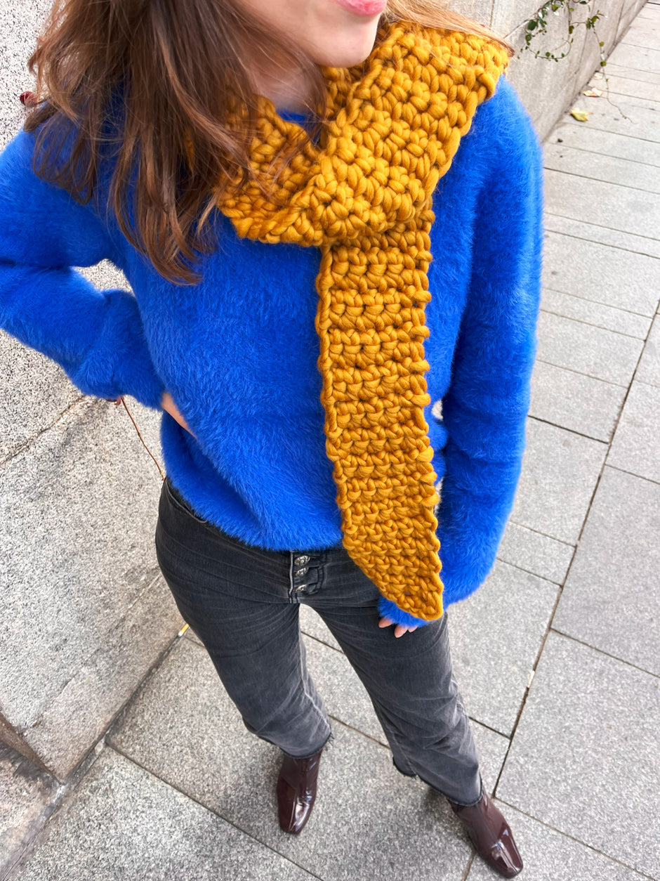 2 Kits Bundle Knitting Stitch Sampler Kit Make Your First Snood Tupelo Cardigan Yummy Yarn Fine Version