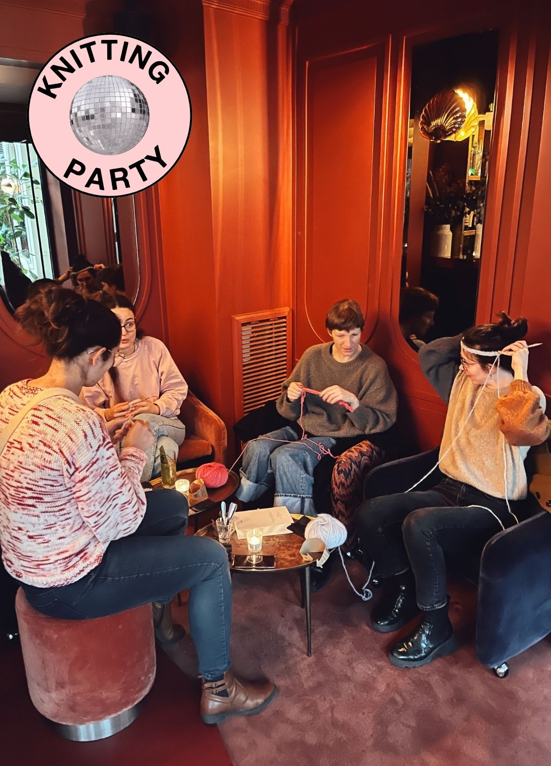 Friendsgiving Knitting Party Kit - Knit Matching Scarves