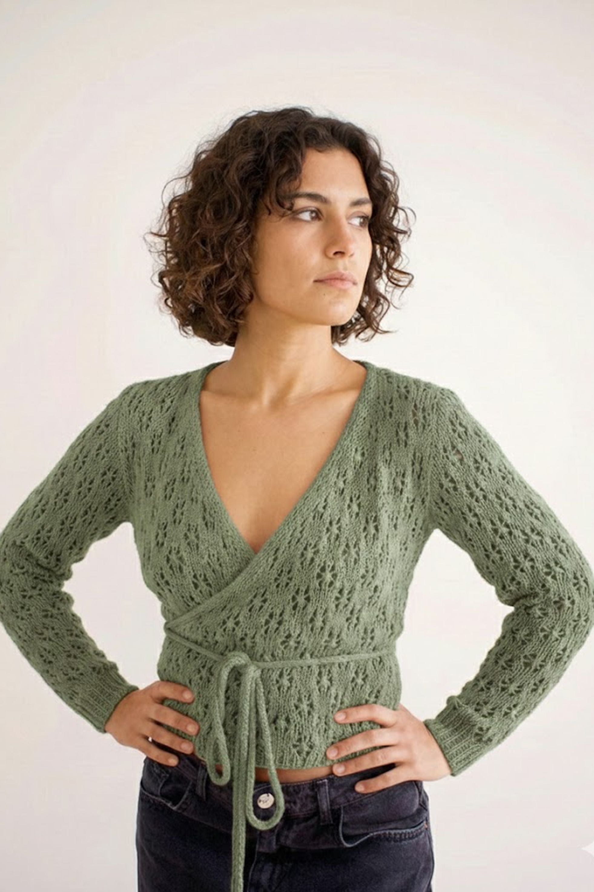 Lychee Cardigan Kit – We Are Knitters