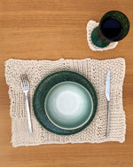 Stitch Sampler Kit: Learn The Basics Knitting Kit - Make your first Placemat & Coasters