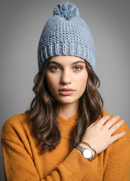 Tremblant Beanie Kit - Yummy Yarn Fine Version