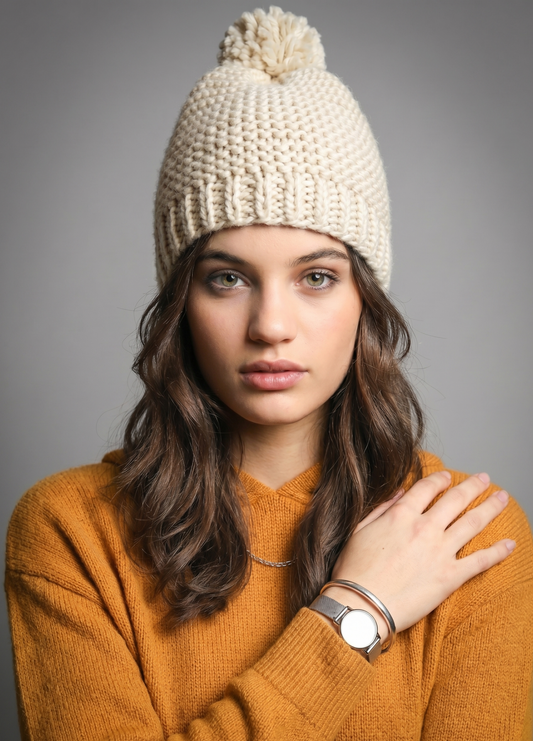 Tremblant Beanie Kit - Yummy Yarn Fine Version