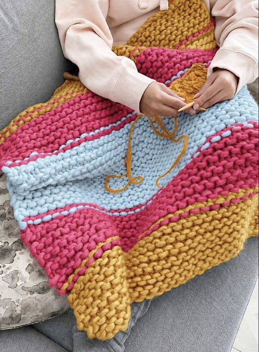 Land Blanket Kit - Yummy Yarn Version