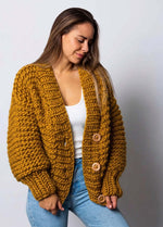 Avocado Cardigan Kit - Yummy Yarn Version
