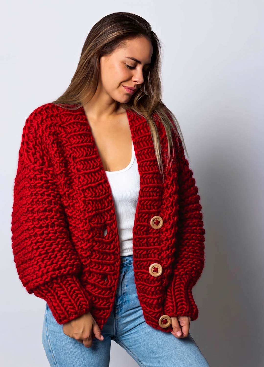 Avocado Cardigan Kit - Yummy Yarn Version