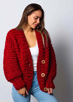 Avocado Cardigan Kit - Yummy Yarn Version