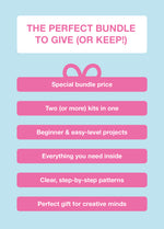 3 Baby Kits Bundle | Loris Beanie + Titi Hood + Dragonfly Blanket