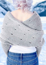 Easy Eyelet Sweater Scarf x @knitatude Kit - Petite Premium Version