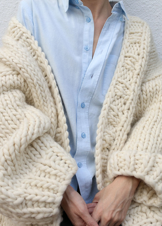 Simone Cardigan Kit -  Yummy Yarn Version
