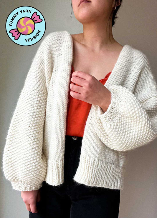 Kobe Cardigan WAK Edition x November Knits Kit - Yummy Version