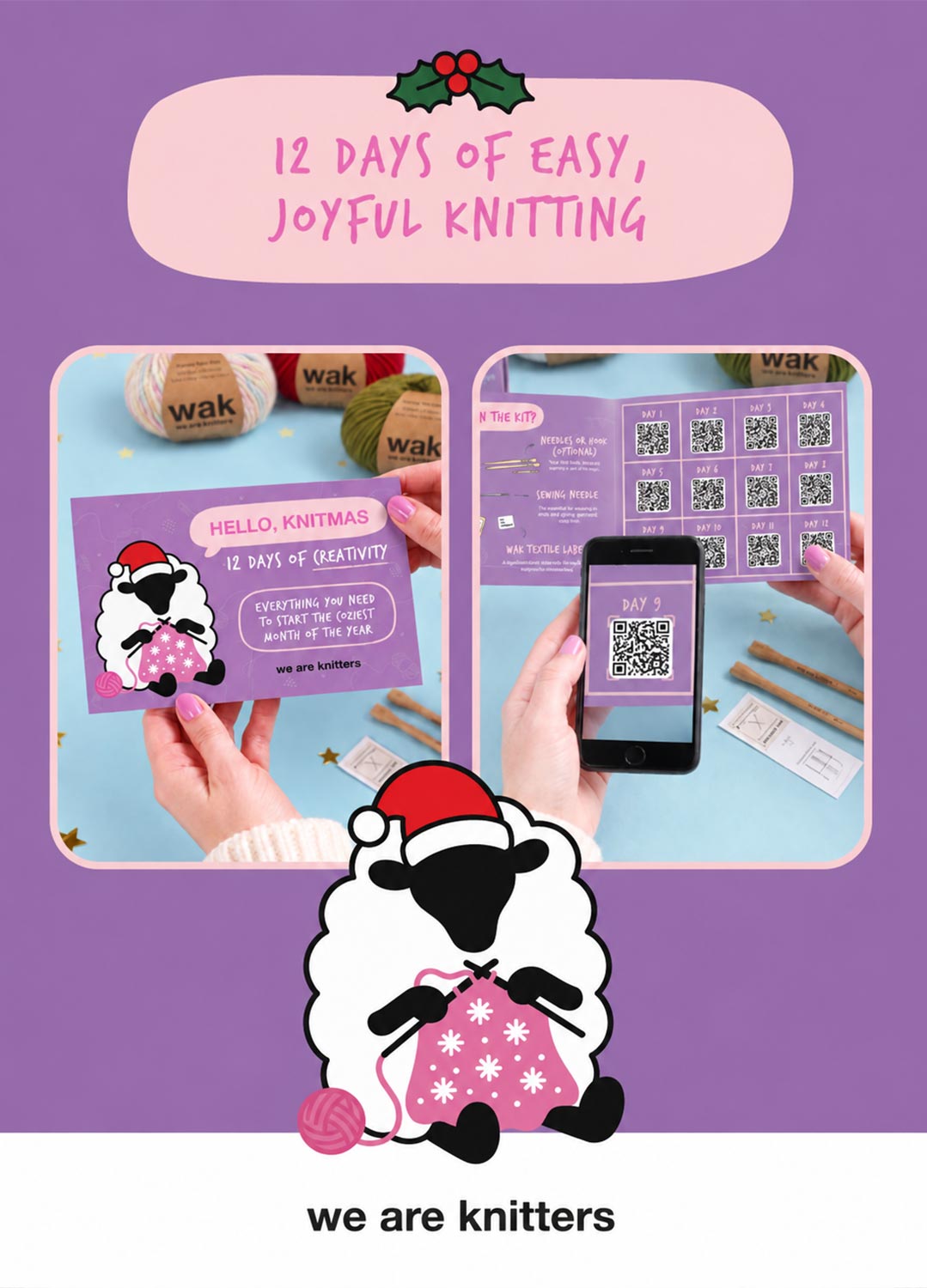 Knitmas: 12 Days of Knitting - Mystery Project Advent Calendar - PREORDER
