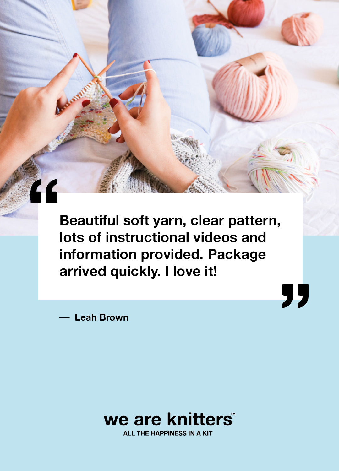 Stitch Sampler Kit: Learn The Basics Knitting Kit - Make your first Placemat & Coasters