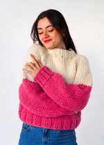 The Rainbow Sweater Kit x @paula.on.knits - Yummy Yarn Version