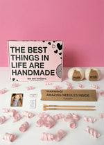 Stitch Sampler Kit: Learn The Basics Knitting Kit - Make your first Snood