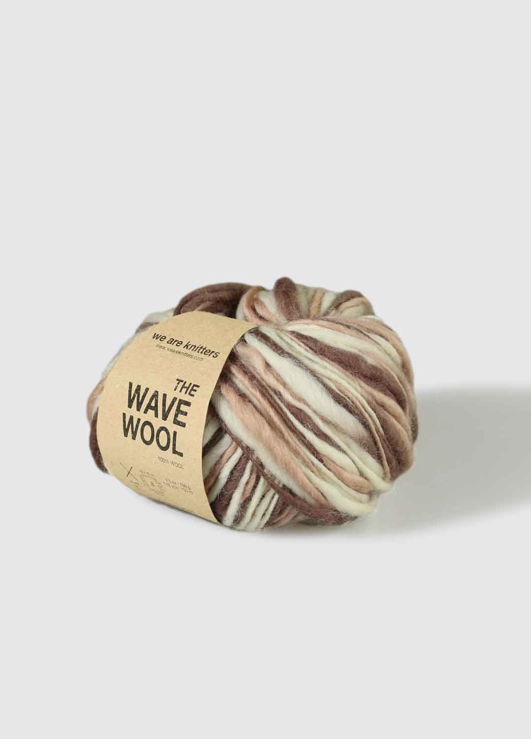 The Wave Wool Brown Tie Dye - Limited Edition