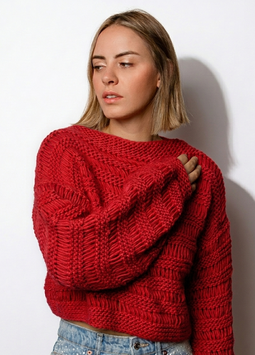 Ginkgo Sweater Kit - Yummy Yarn Fine Version